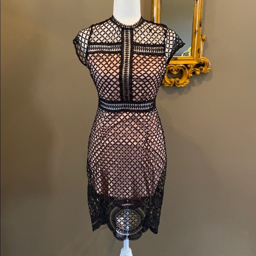 Black cocktail dress